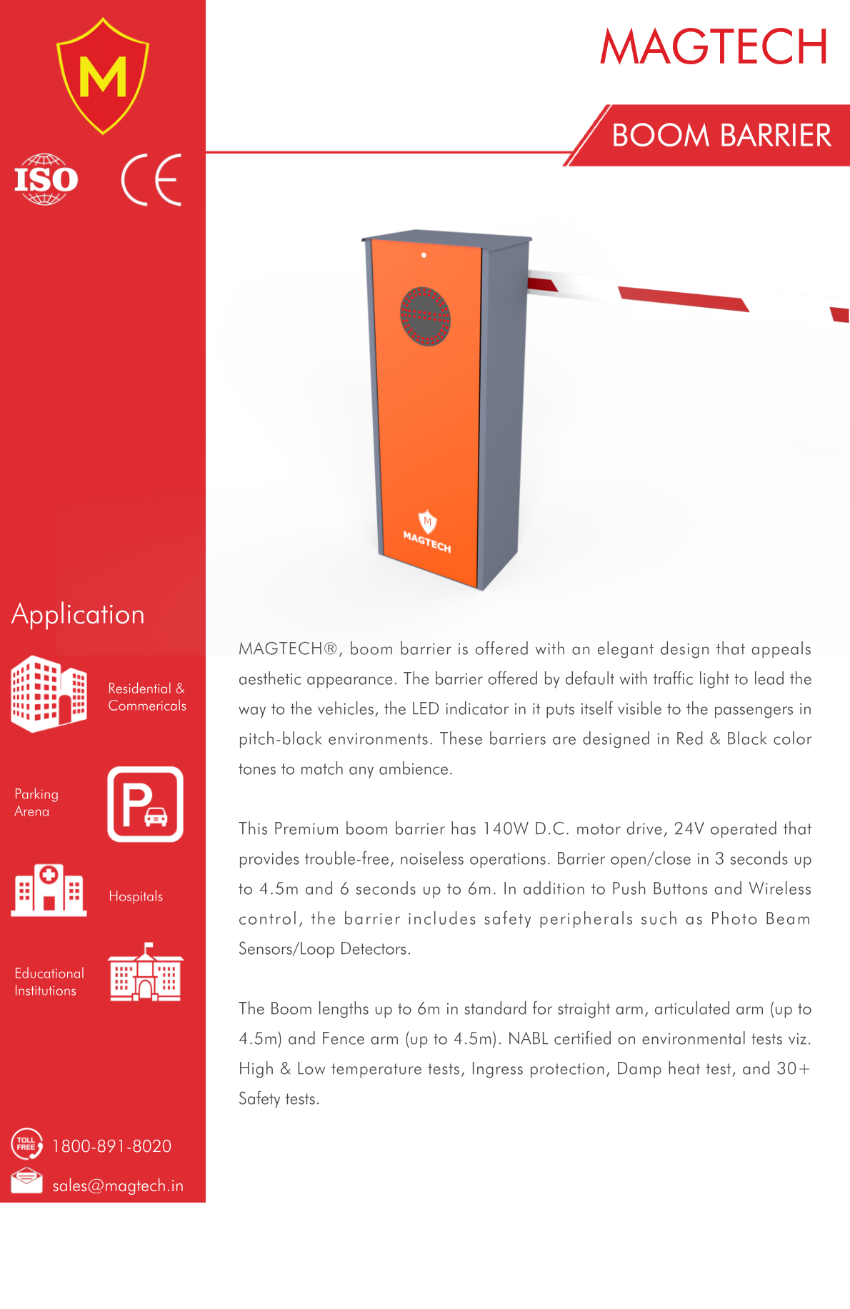 MTBB-06 Boom Barrier