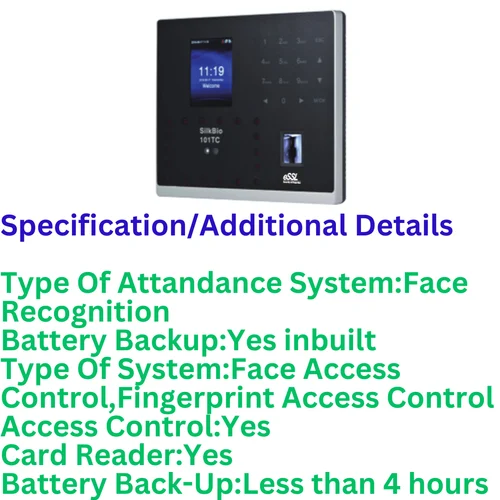Essl Mb2000 Multi Bio Time Attendance And Access Control System